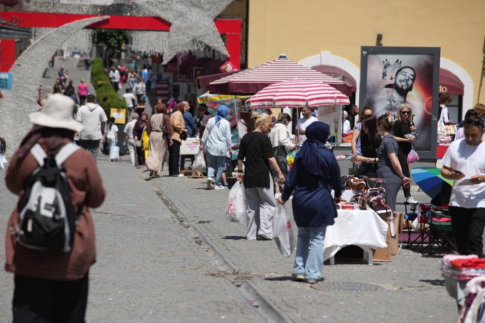 Samsun’da Bayramda alışveriş yoğunluğu esnafın yüzünü güldürdü