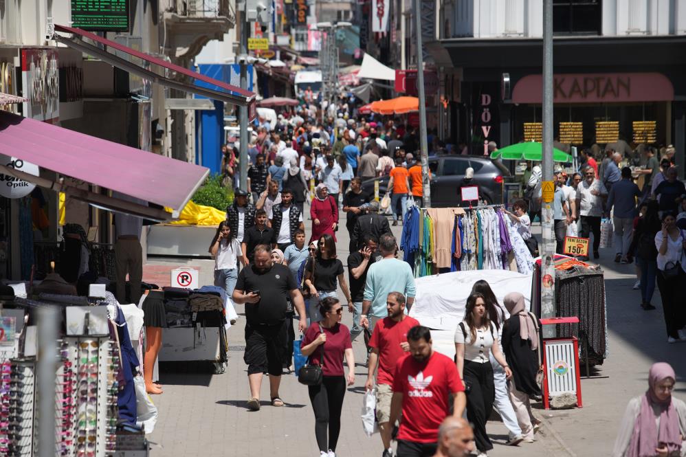 Samsun’da Bayramda alışveriş yoğunluğu esnafın yüzünü güldürdü