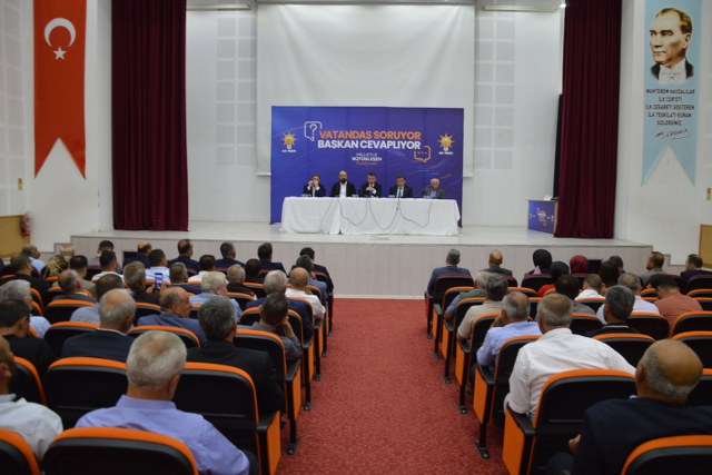 Büyükşehir Belediye Başkanı Doğan, Havza’da muhtarlar ve vatandaşlarla buluştu