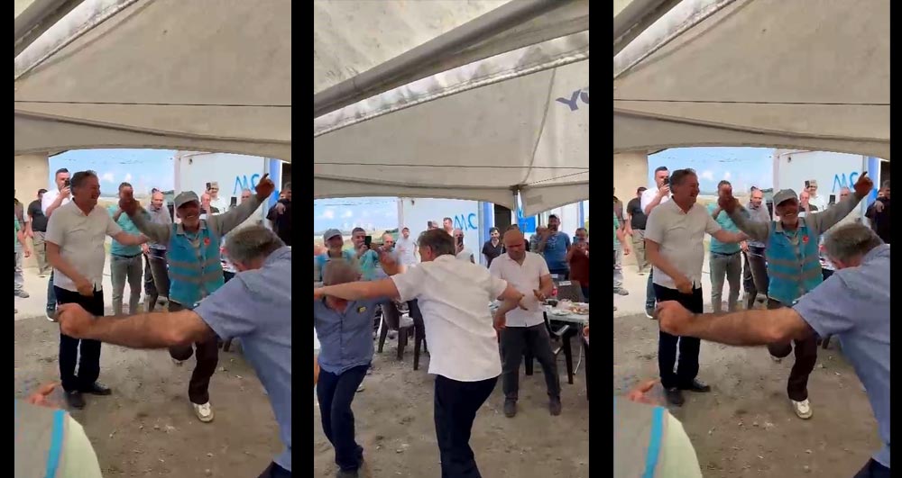 100 gündür maaş ödemeyen Tekkeköy Belediye Başkanı Mustafa Candal, göbek attı