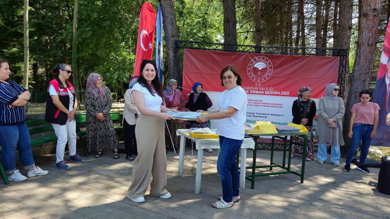 Samsun'da kadın çiftçiler doğayı koruyor