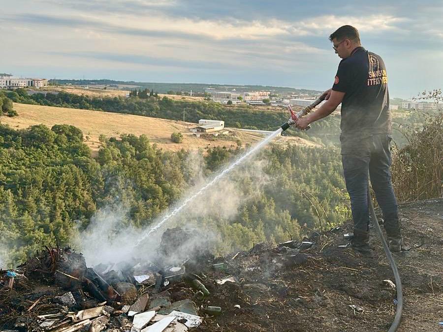 Samsun İtfaiyesi 6 ayda yüzlerce orman yangınına müdahale etti