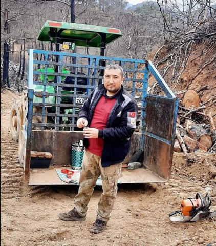 Ödemiş'te orman işçisi yangını söndürmek isterken can verdi!