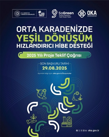 Orta Karadeniz'de yeşil dönüşümü hızlandıracak hibe desteği! Toplam 30 milyon TL hibe verilecek