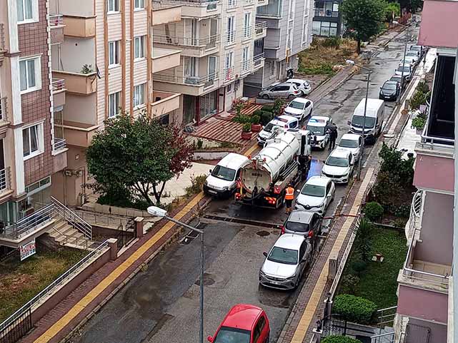 Samsun’da bodrum katları su bastı