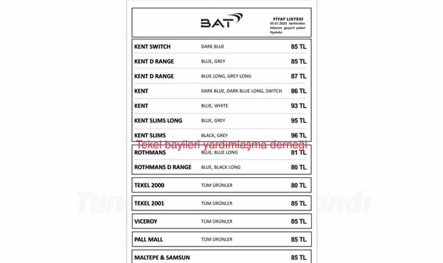 Bir sigara grubuna daha zam geldi!
