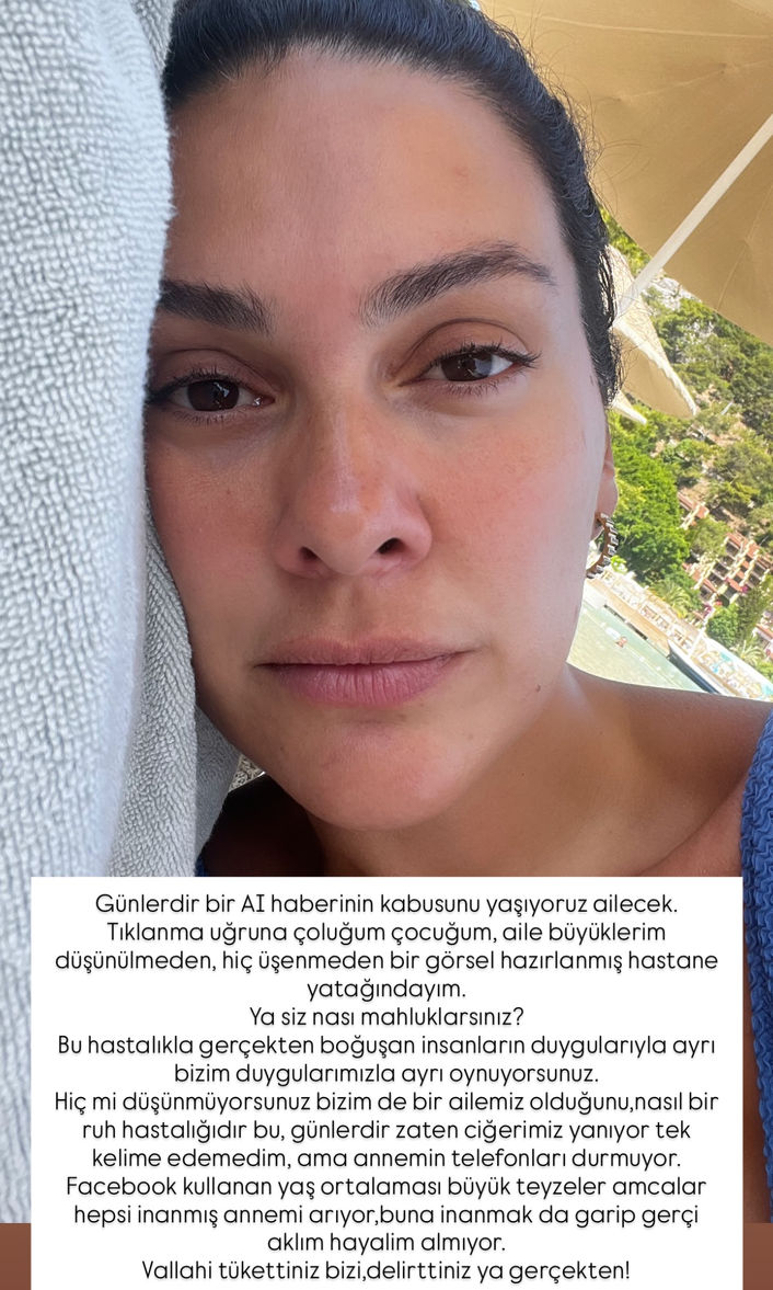 Bergüzar Korel'den şok açıklama "Tükettiniz bizi"