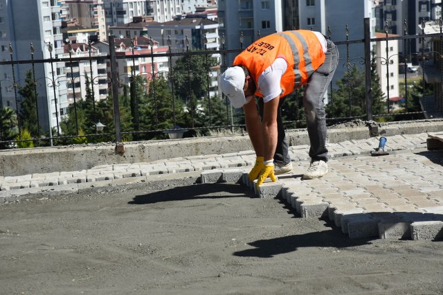 Samsun Atakum Belediyesi yol bakım çalışmalarına ara vermiyor