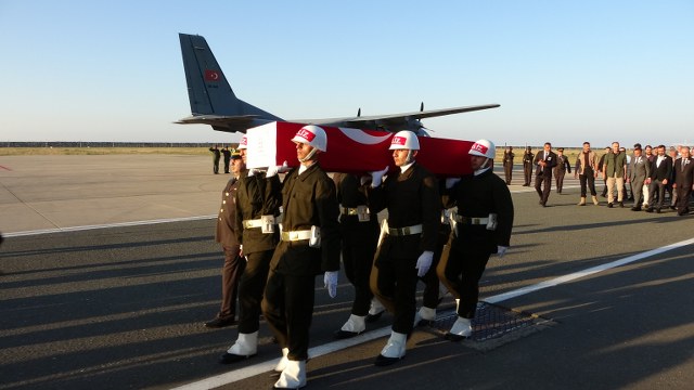 Metan gazından zehirlenen Ordulu şehidin naaşı memleketine getirildi