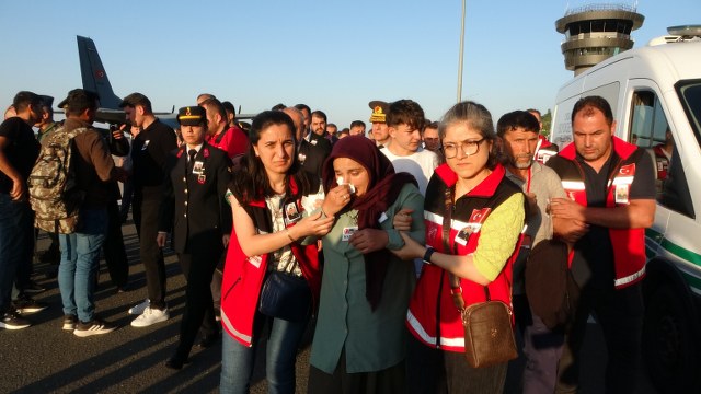 Metan gazından zehirlenen Ordulu şehidin naaşı memleketine getirildi