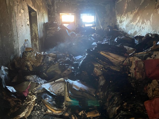 Samsun'da eski hastane binasında yangın