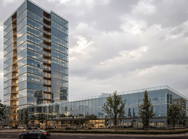 Samsun Büyükşehir Belediyesi'nin yeni hizmet binası oraya yapılacak