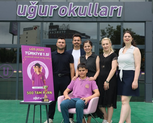 Samsun Uğur Okulları'ndan LGS Türkiye şampiyonu