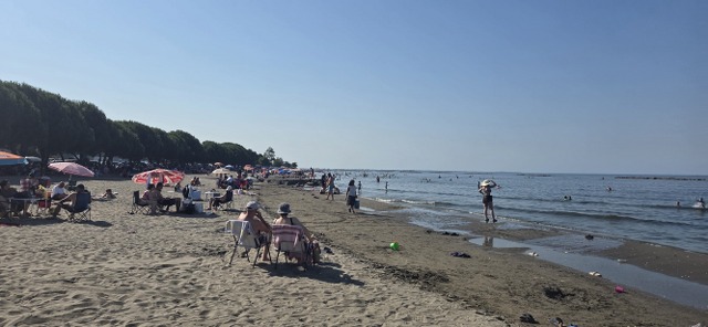 Samsun'da vatandaşlar Atakum Sahili'ne akın etti