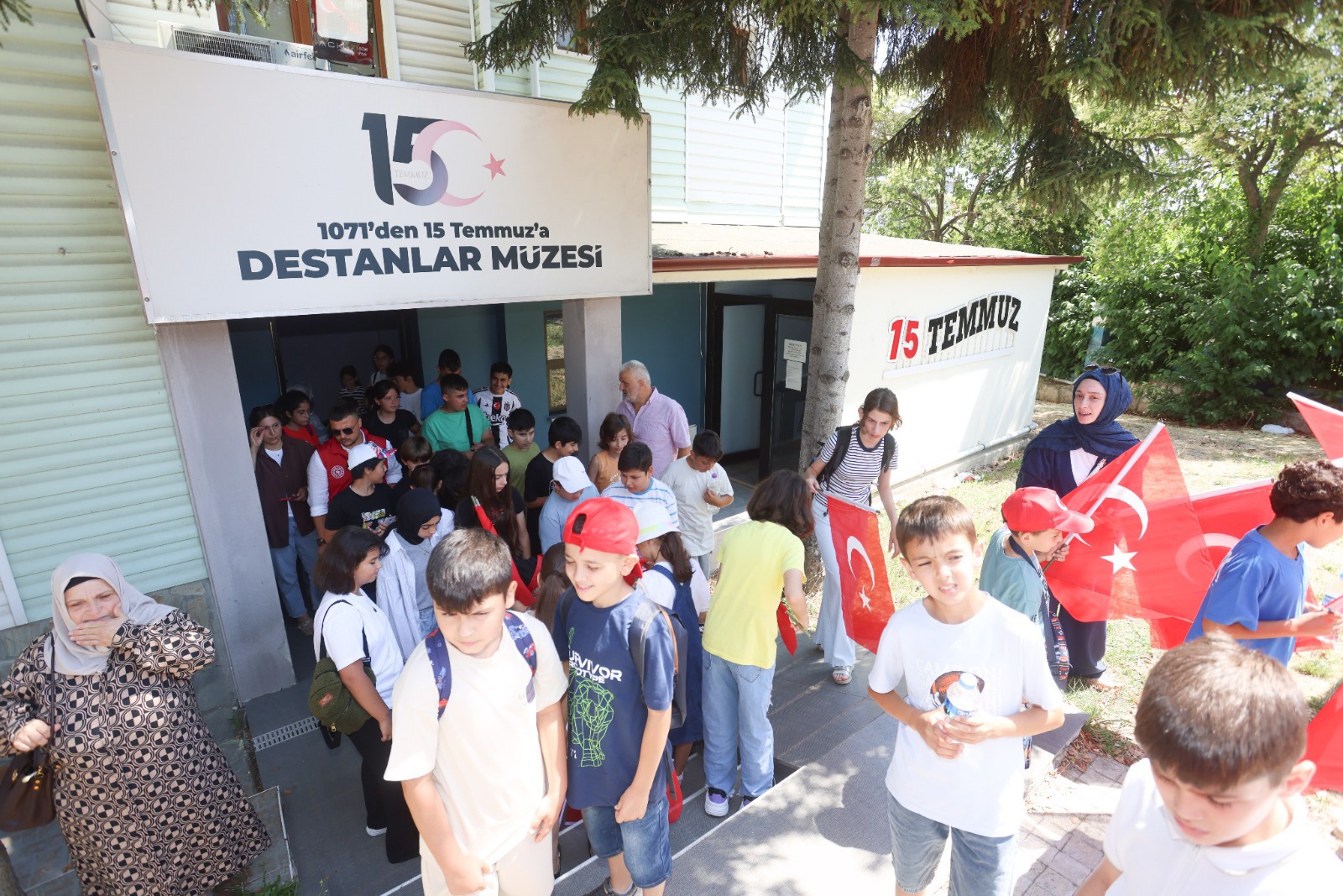 Canik Belediyesi’nin 15 Temmuz Müzesine yoğun ilgi