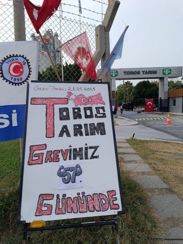 Tarım işçileri 56 gündür grev yapıyor