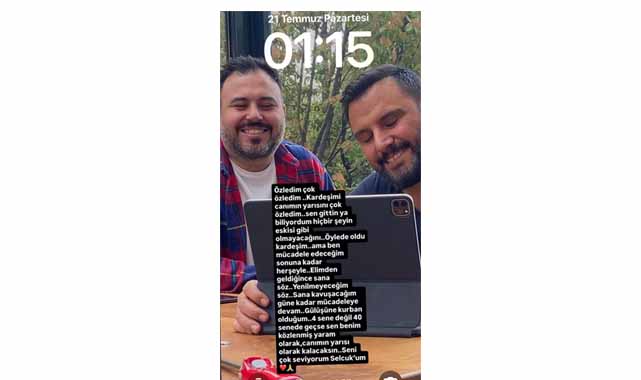 Alişan'ın kardeş acısı dinmiyor