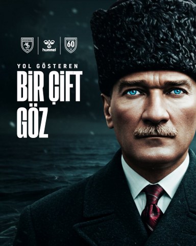 Samsunspor'dan yeni forma! Mustafa Kemal Atatürk'ün göz rengi maviden ilham alındı