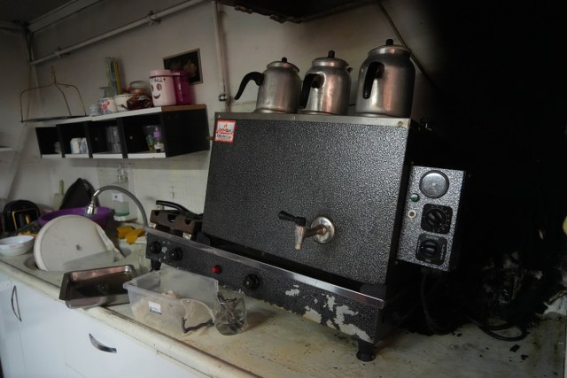 Samsun'da tekstil mağazasında yangın!