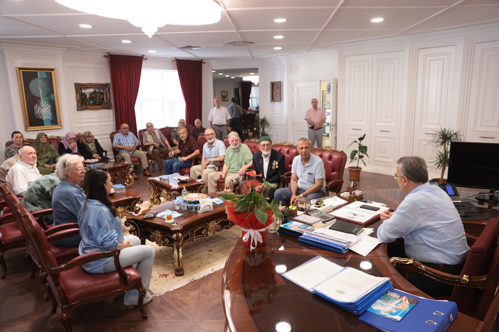 Samsun'da Hastane Mahallesi’nden İhsan Kurnaz’a teşekkür