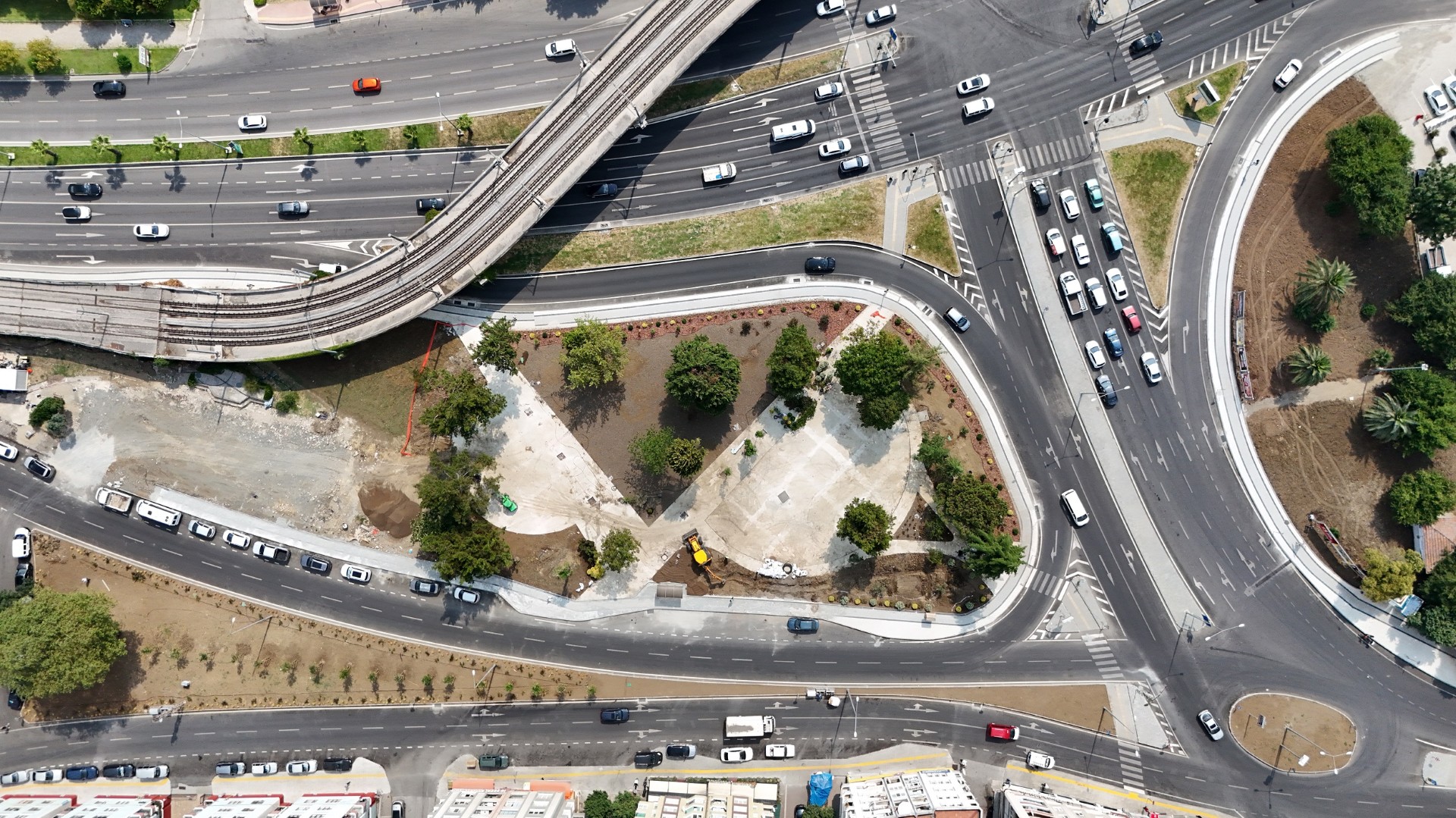 Samsun'da Gençlik Parkı Kavşağı’nda yoğunluk azaldı, akış hızlandı