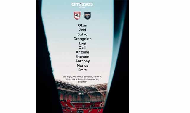 Samsunspor'un, USL Dunkerque karşısında ilk 11'i belli oldu
