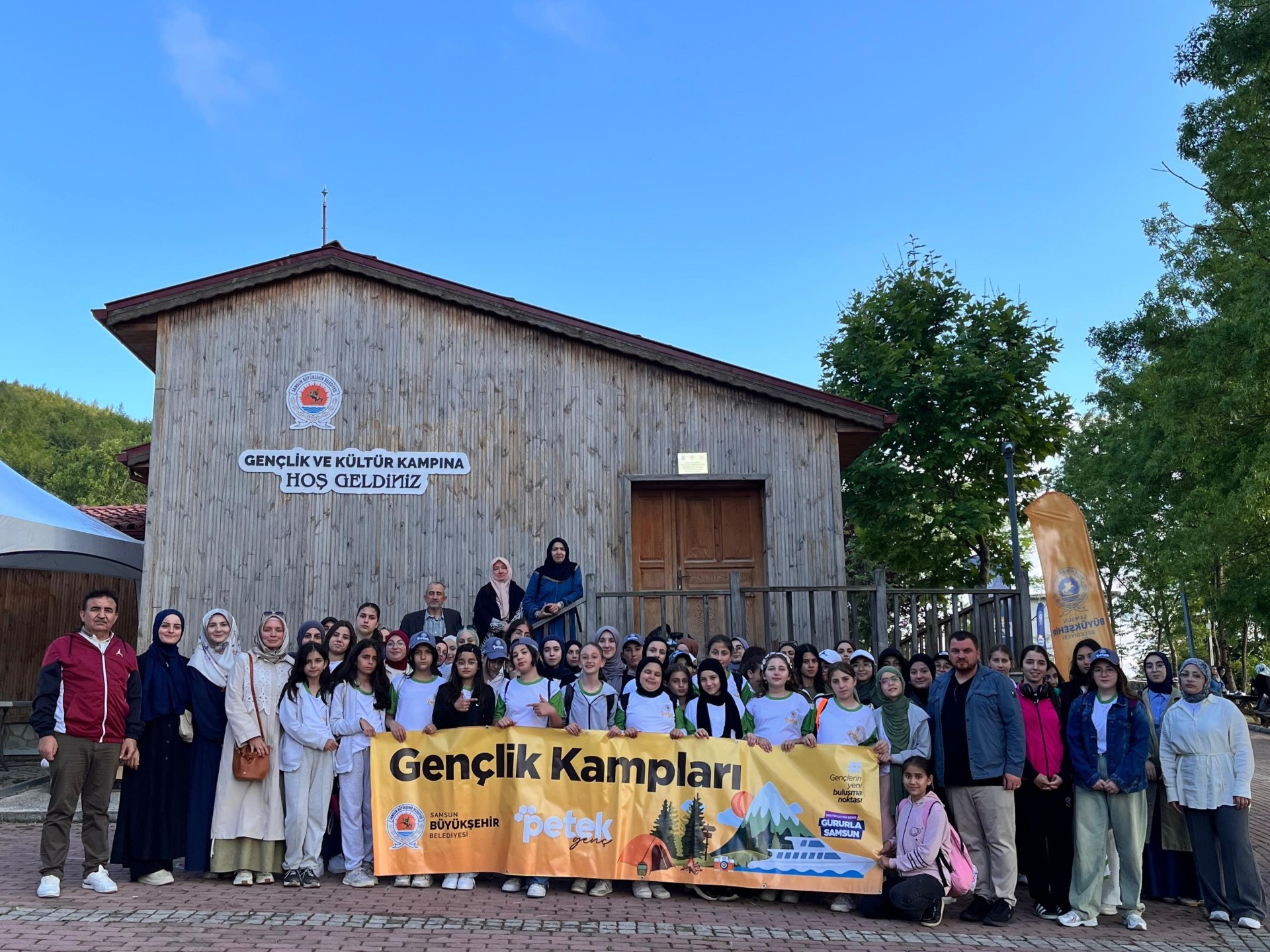 Samsun Büyükşehir'in Petek Genç kamp programlarına yoğun ilgi