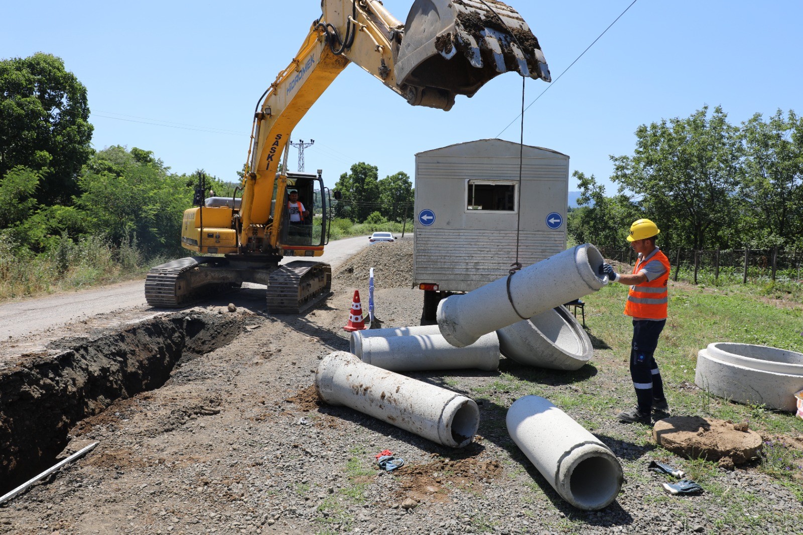 SASKİ'den Samsun'a altyapı atağı