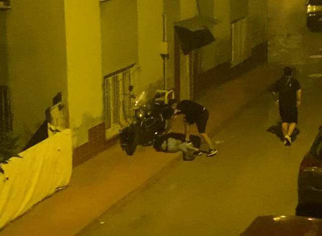 Samsun’da gece yarısı sokak ortasında darp!