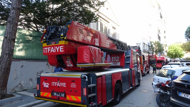 Samsun'da Astsubay gazinosunda yangın