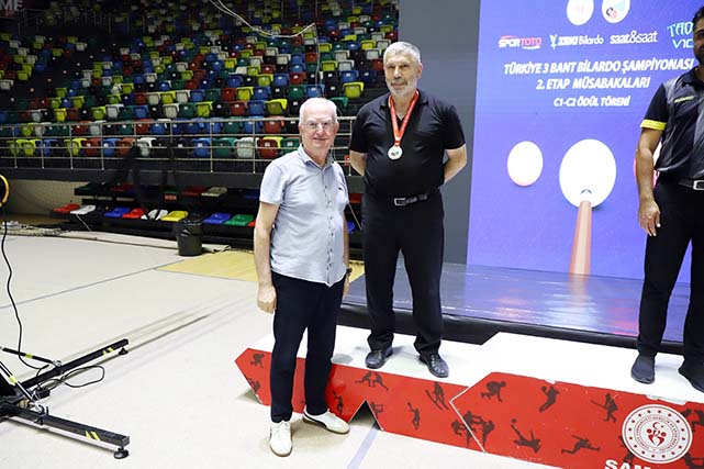 Bilardoda ödüller sahiplerini buldu