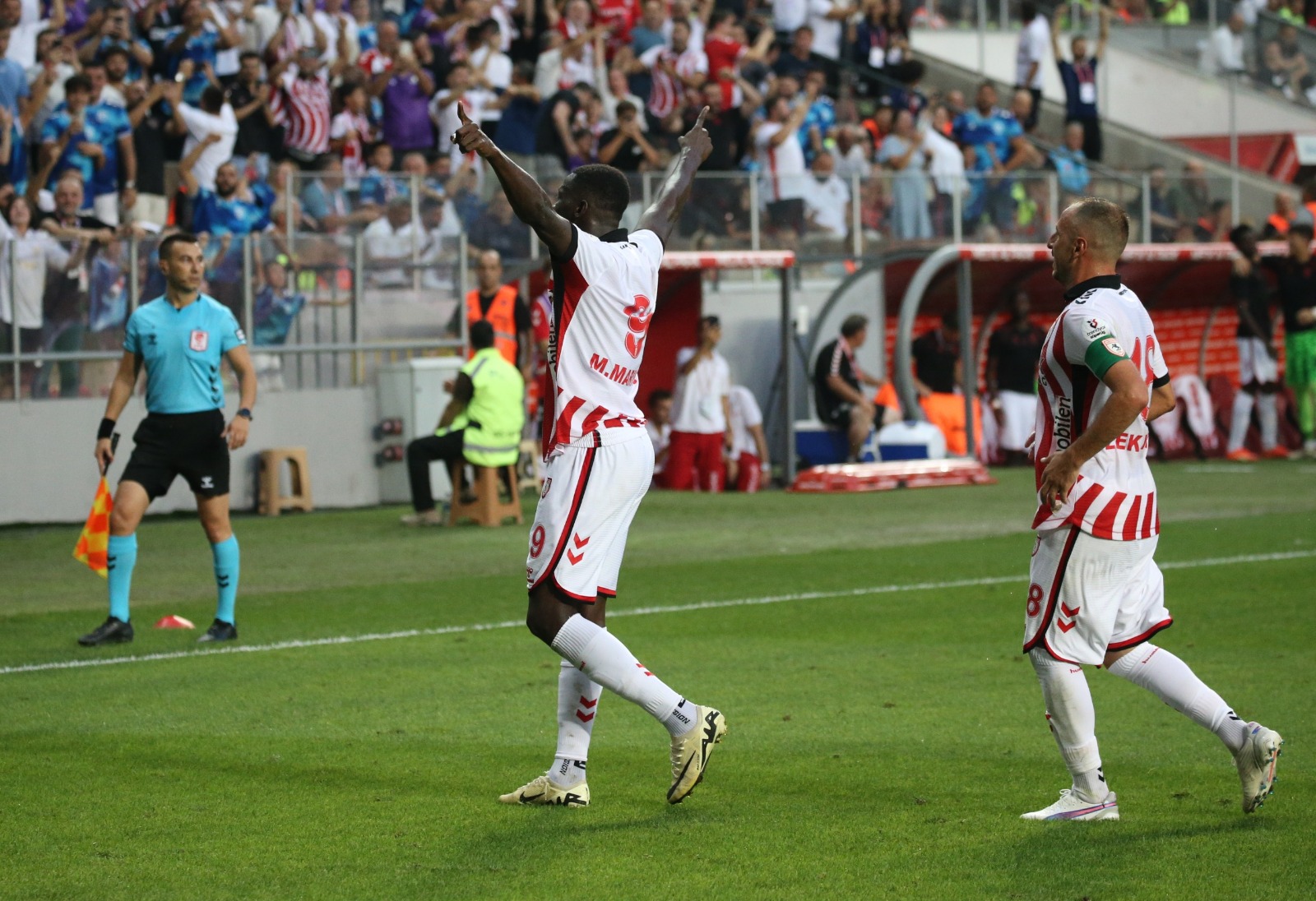 Samsunspor gol silahı Marius Mouandilmadji lige yeni yükselen takımların korkulu rüyası