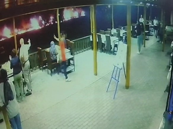 Samsun'da ortalığı savaş alanına çeviren tırın dehşet anları