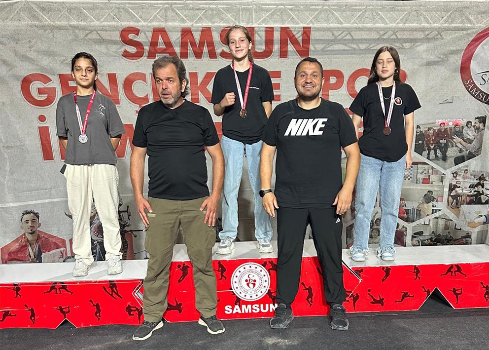 Samsun’da nefes kesen madalya mücadelesi