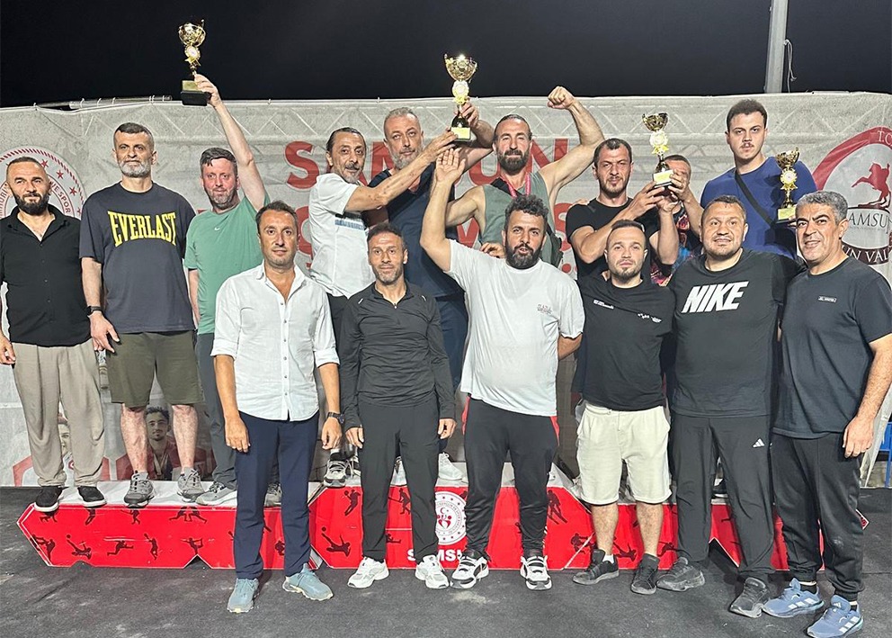 Samsun’da nefes kesen madalya mücadelesi