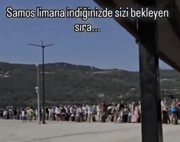 Yunanistan'a gitmek isteyen vatandaşlar uzun kuyruklar oluşturdu!
