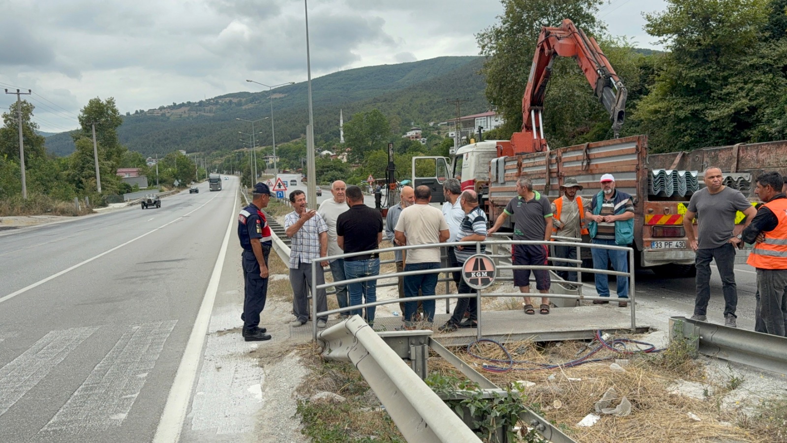 Karayollarına 'geçit' vermediler