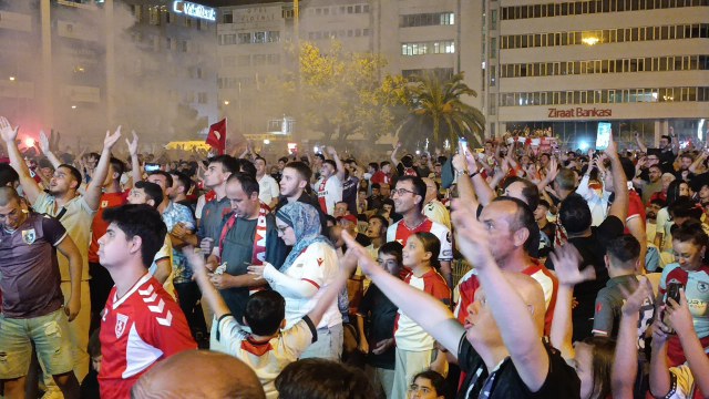 Samsun Samsunspor için tek yürek oldu