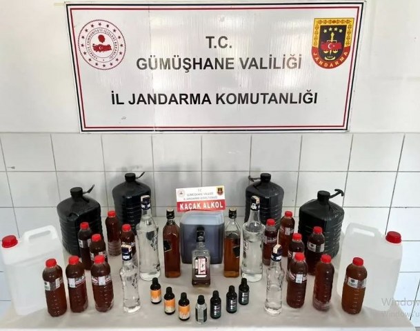 Karadeniz'de sahte alkol operasyonu: 1 gözaltı