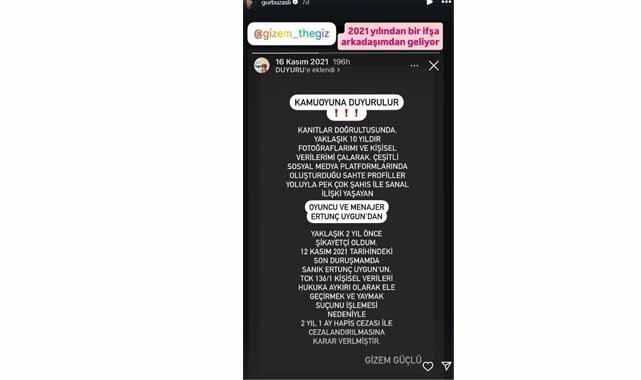 Sanat dünyasında taciz ifşaları peş peşe geliyor! Bu kez Aslıhan Gürbüz, duyurdu