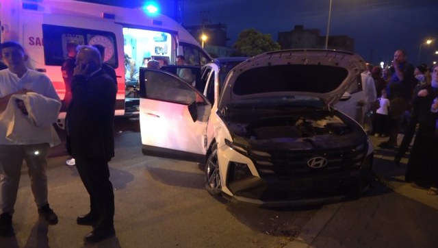 Samsun'da düğün konvoyunda kaza! Talihsiz gelin hastanelik oldu