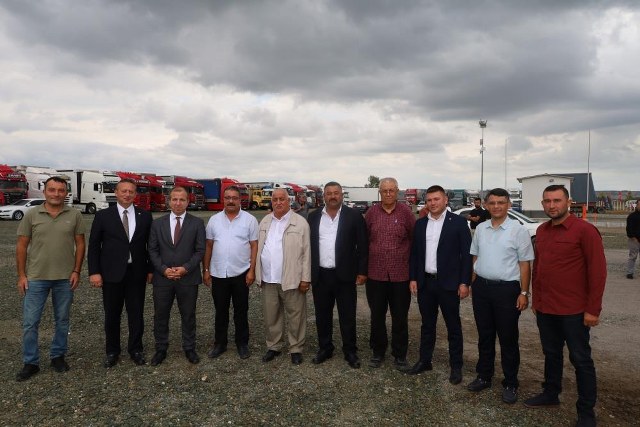 Bafra'da kamyon ve tır garajı açıldı!