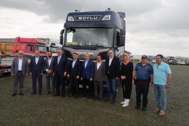 Bafra'da kamyon ve tır garajı açıldı!