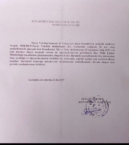 Samsun'da okulun ortaokul kısmı kapandı! Veliler isyan etti!