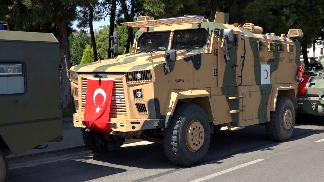 Samsun'da 30 Ağustos Zafer Bayramı provası yapıldı