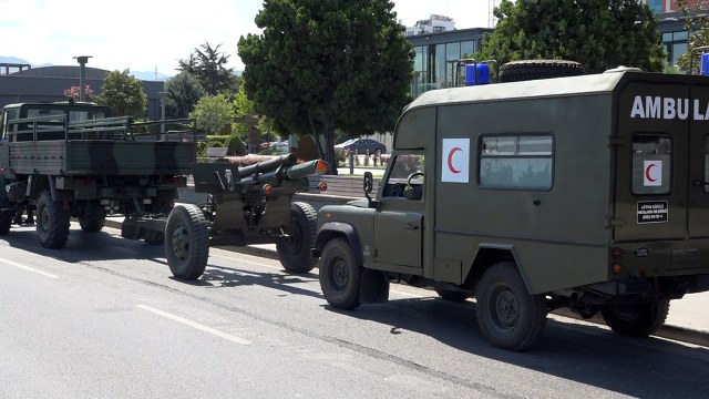 Samsun'da 30 Ağustos Zafer Bayramı provası yapıldı