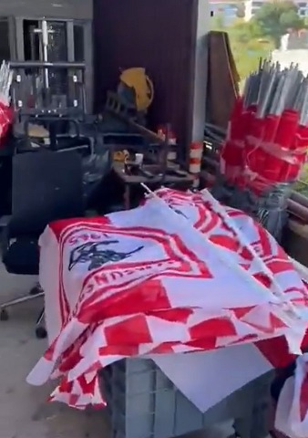 Samsunspor taraftarına 19 Mayıs Stadyumu'nda bayrak dağıtılacak