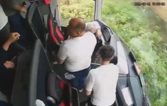 Samsun'da ölümlü otobüs kazasında yeni görüntüler ortaya çıktı