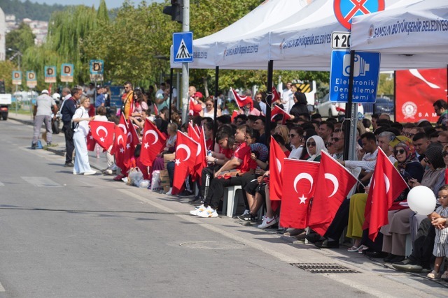Samsun'da 30 Ağustos Zafer Bayramı coşkuyla kutlandı  