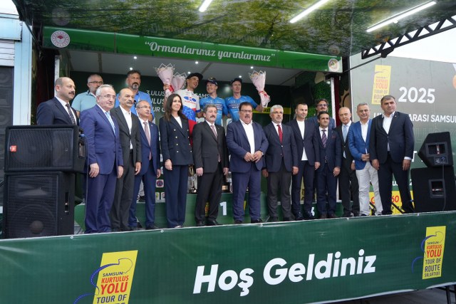 Samsun'da Kurtuluş Yolu Bisiklet Turu'nun şampiyonları belli oldu